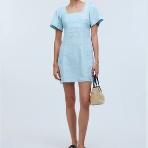 Madewell Sky Blue Mini Dress